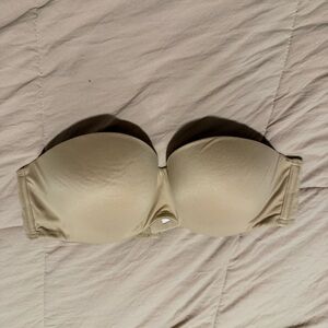 Victorias secret Beige Strapless Bra